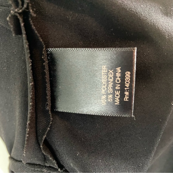 Norma Kamali KamaliKulture Black Sleeveless Shirred Ruched Wide Leg Jumpsuit S - Picture 14 of 14